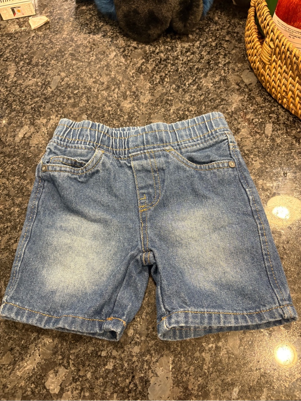 Tony Hawk  Light Blue Kids Denim Shorts side 2 T